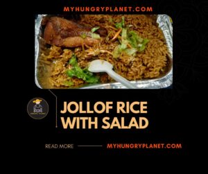 Jollof Rice with Salad Recipe: A Delicious and Healthy Delight