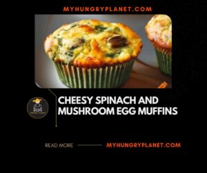 Cheesy Spinach and Mushroom Egg Muffins