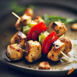 Chicken and Vegetable Skewers