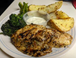 Grilled Lemon-Pepper Chicken