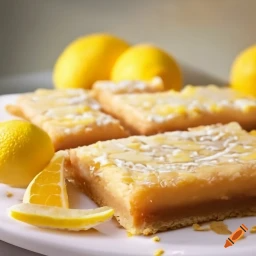 Lemon Bars with Shortbread Crust 