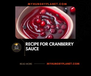 Recipe for Cranberry Sauce